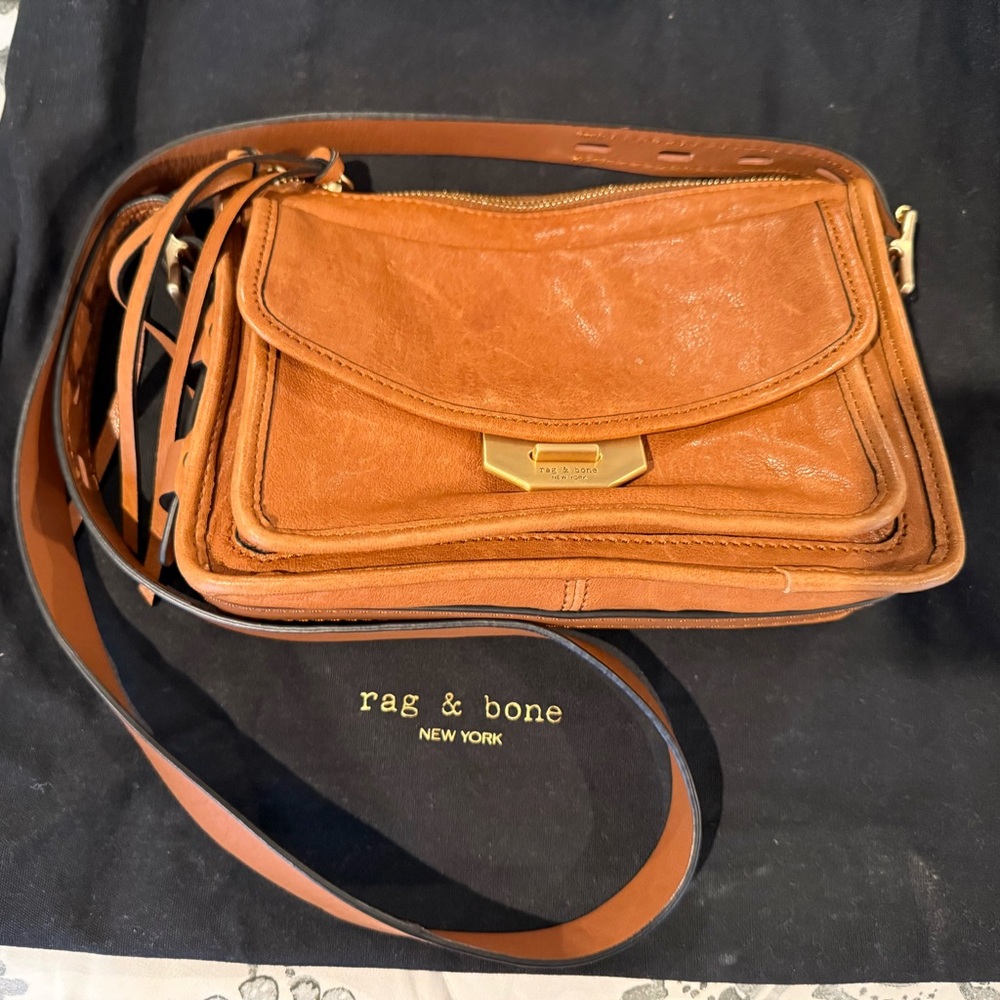 Rag & Bone Brown Leather Crossbody Bag